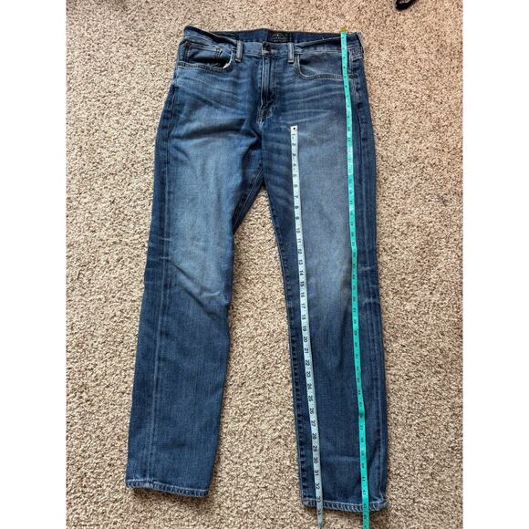 Lucky Brand Men's Blue Denim Jeans size 34 X 34; 121 Heritage Slim - Picture 7 of 11